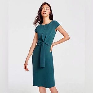 Ann Taylor Forest Green dress Size 6  *NWT*